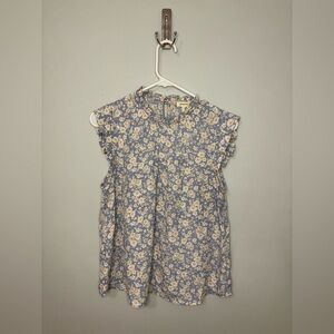 Monteau Los Angeles Ruffle Flutter Sleeve Sleeveless Tank Top size Medium Purple